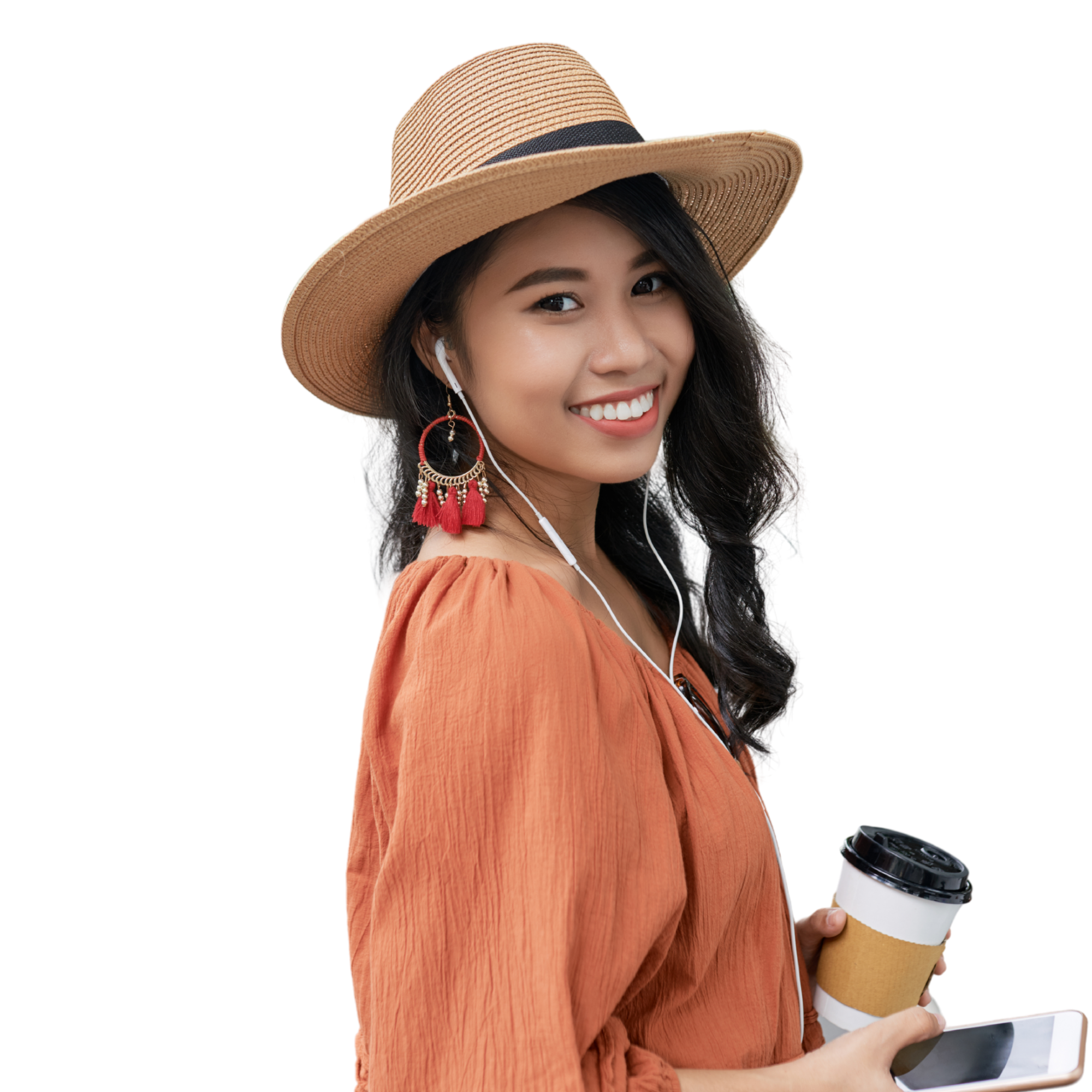 Creator enjoying a brand product