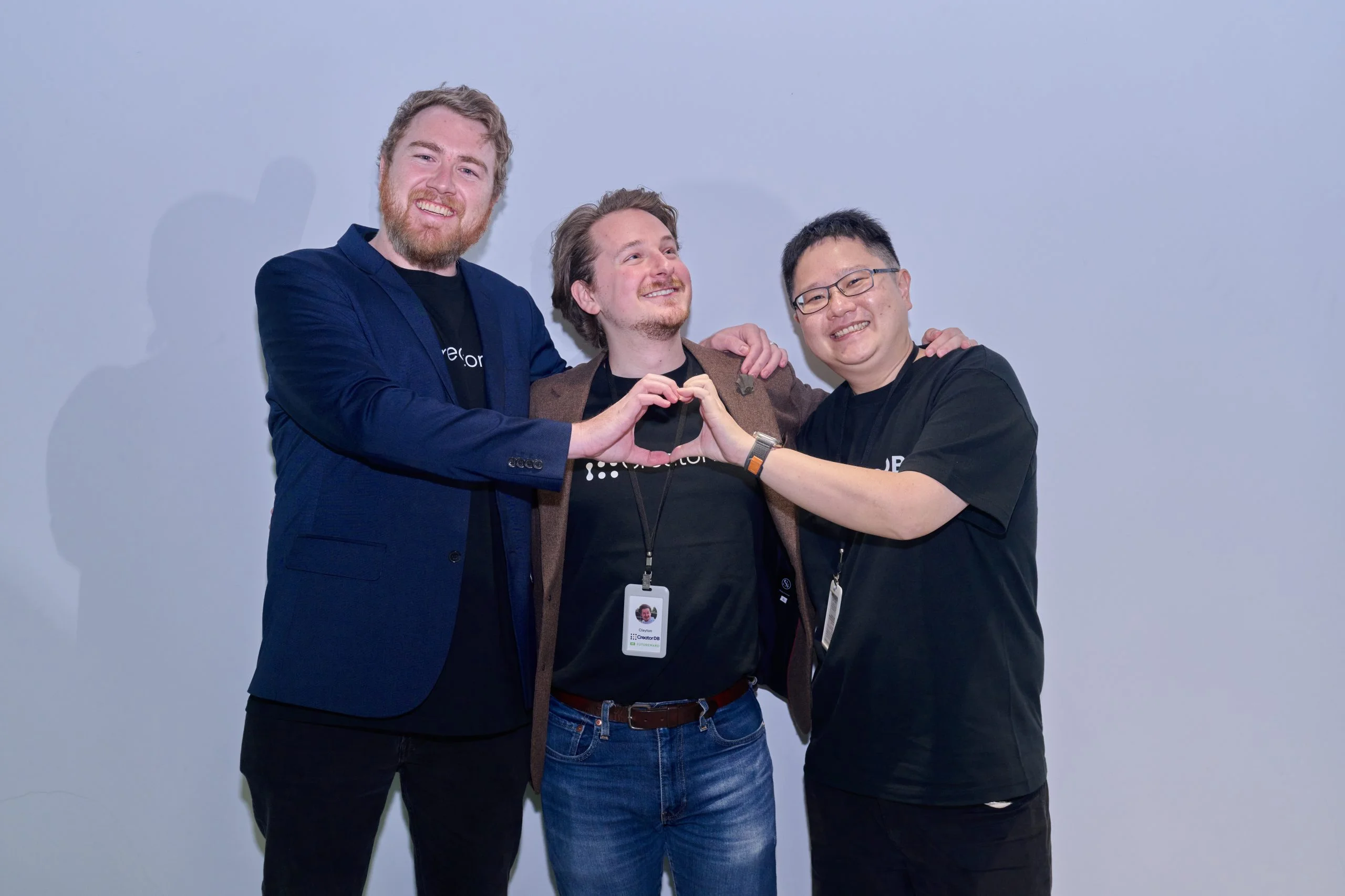 The three CreatorDB founders