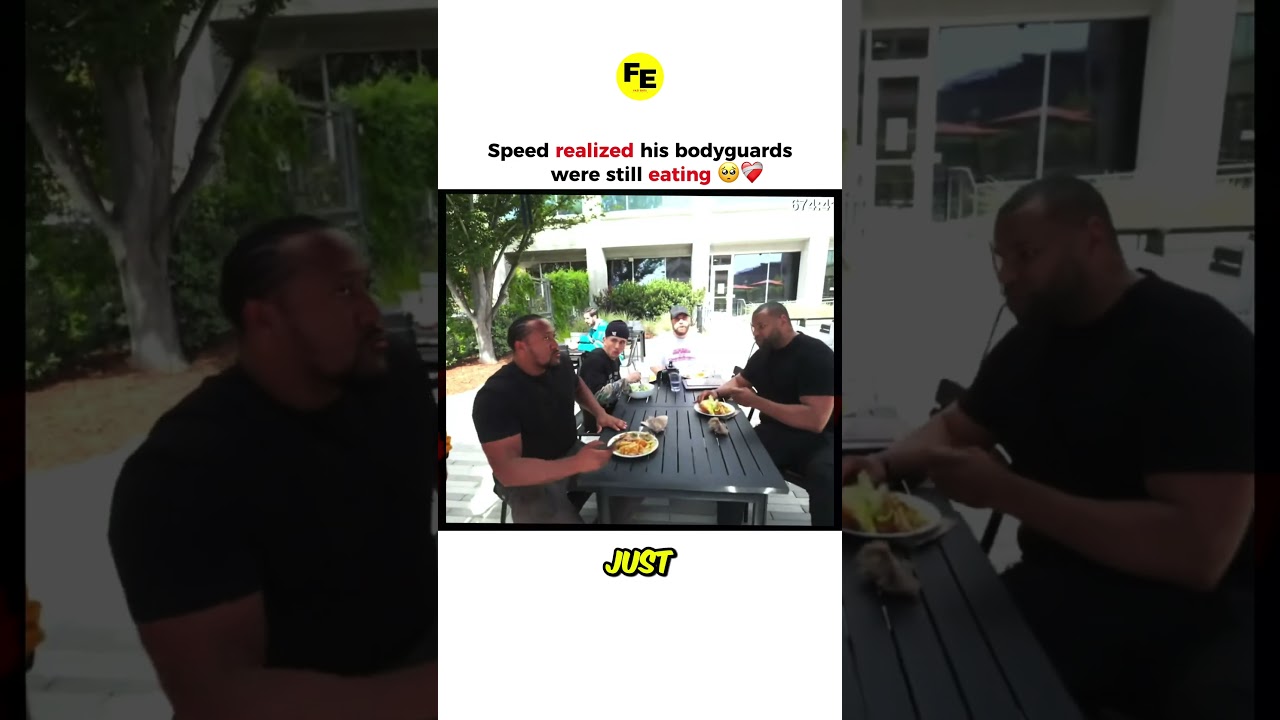 Speed felt bad for interrupting their meal (Fazi Edits)
