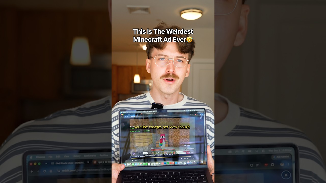 This Is The Weirdest Minecraft Ad Ever (NeverMyFault)