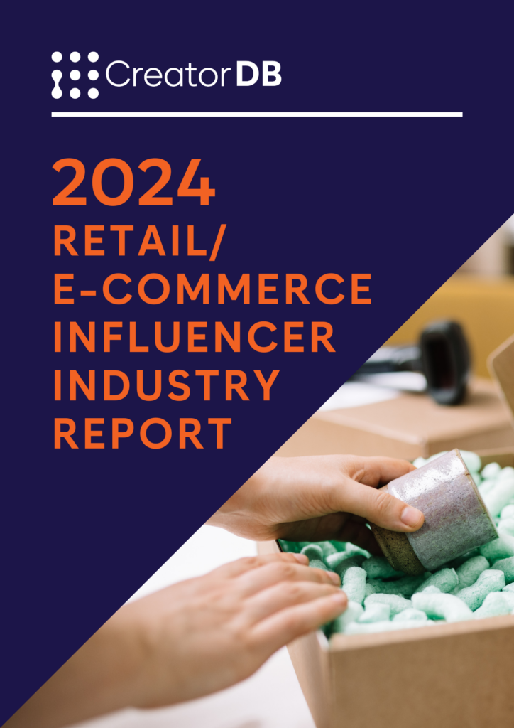 2024 Retail e-commerce influencer industry report cover