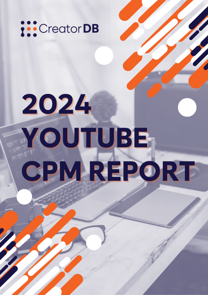 2024 YouTube CPM Report Cover