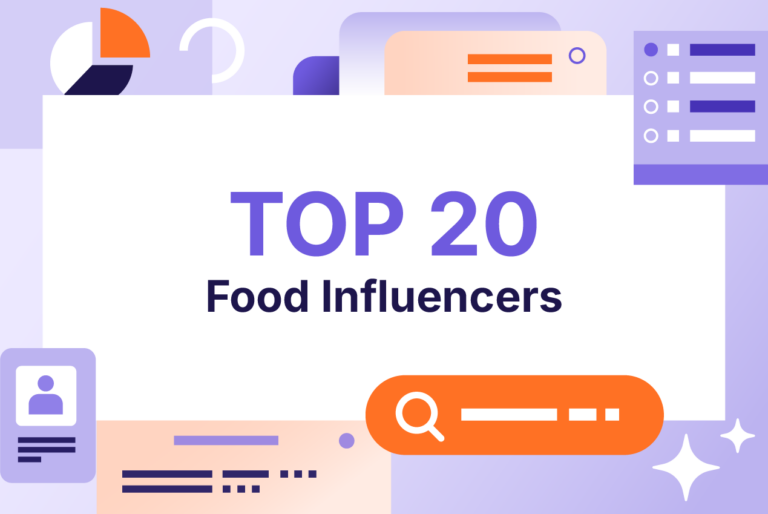 Top 20 Food Influencers (YouTube & Instagram)